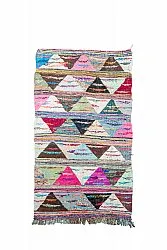 Moroccan Berber rug Boucherouite 135 x 235 cm