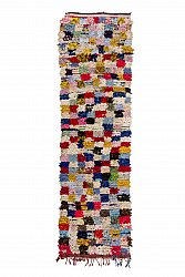 Moroccan Berber rug Boucherouite 380 x 105 cm