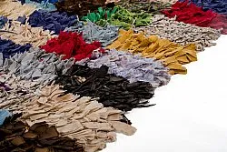 Moroccan Berber rug Boucherouite 380 x 105 cm