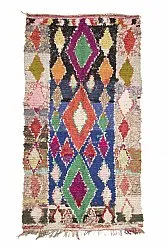 Moroccan Berber rug Boucherouite 295 x 150 cm