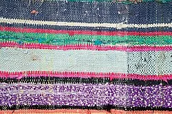 Moroccan Berber rug Boucherouite 135 x 240 cm