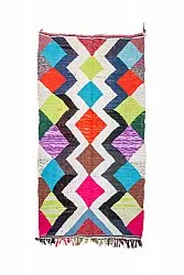 Moroccan Berber rug Boucherouite 155 x 290 cm