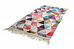 Moroccan Berber rug Boucherouite 135 x 275 cm