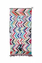Moroccan Berber rug Boucherouite 150 x 320 cm