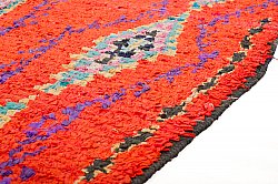 Moroccan Berber rug Boucherouite 440 x 135 cm