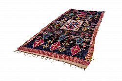 Moroccan Berber rug Boucherouite 305 x 135 cm
