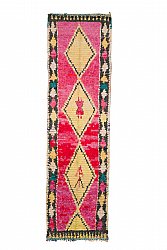 Moroccan Berber rug Boucherouite 390 x 150 cm