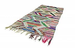 Moroccan Berber rug Boucherouite 145 x 295 cm