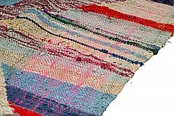 Moroccan Berber rug Boucherouite 145 x 295 cm