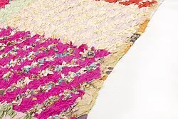 Moroccan Berber rug Boucherouite 205 x 100 cm