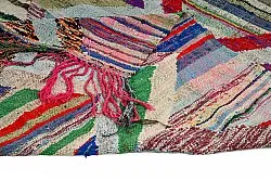 Moroccan Berber rug Boucherouite 145 x 295 cm