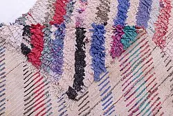 Moroccan Berber rug Boucherouite 250 x 100 cm
