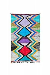 Moroccan Berber rug Boucherouite 140 x 235 cm