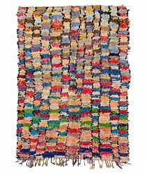 Moroccan Berber rug Boucherouite 210 x 145 cm