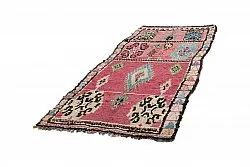 Moroccan Berber rug Boucherouite 240 x 105 cm