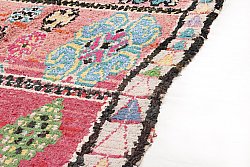 Moroccan Berber rug Boucherouite 240 x 105 cm