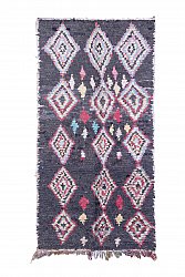 Moroccan Berber rug Boucherouite 250 x 125 cm