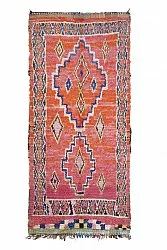 Moroccan Berber rug Boucherouite 275 x 130 cm