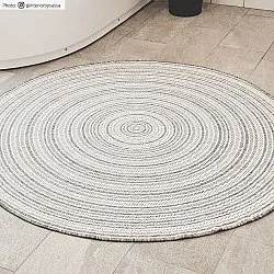 Round rug - Brussels Weave (grey)