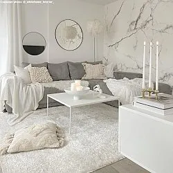 Shaggy rugs - Cosy (white)