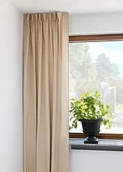 Curtains - Cotton curtain Anja (beige)