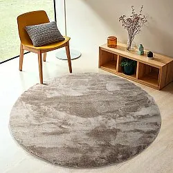 Round rugs - Aranga Super Soft Fur (brown)