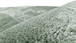 Round rugs - Aranga Super Soft Fur (green)