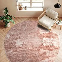 Round rugs - Aranga Super Soft Fur (pink)