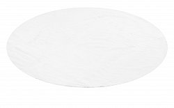 Round rugs - Aranga Super Soft Fur (white)