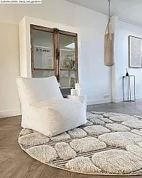 Round rugs - Fondi (grey)