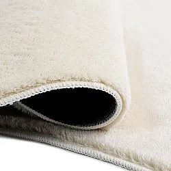 Asymmetric Wavy Shaggy Rug - Aranga Super Soft Fur (beige)