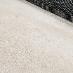 Asymmetric Wavy Shaggy Rug - Aranga Super Soft Fur (beige)