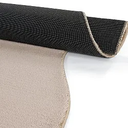 Asymmetric Wavy Shaggy Rug - Aranga Super Soft Fur (brown)