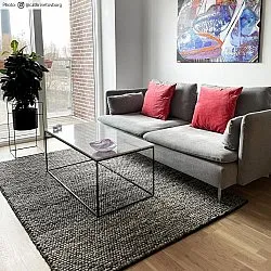 Wool rug - Avafors Wool Bubble (grey)