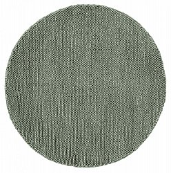 Round rug - Avafors Wool Bubble (grey/green)