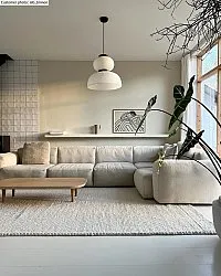 Wool rug - Avafors Wool Bubble (beige)