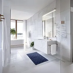 Bath mat - Bellona (blue)