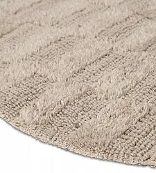 Oval bath mat - Beige (beige)