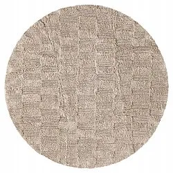 Round bath mat - Beige (Beige)