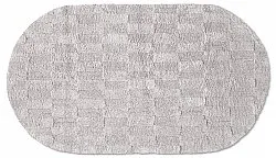 Oval bath mat - Bevin (Light gray)