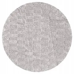 Round bath mat - Bevin (light gray)