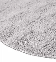 Round bath mat - Bevin (light gray)