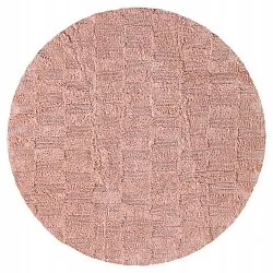 Round bath mat - Bevin (pink)