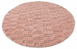 Round bath mat - Bevin (pink)