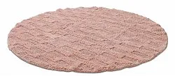 Round bath mat - Bevin (pink)