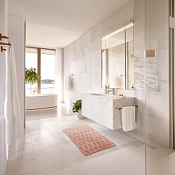 Bath mat - Bevin (pink)