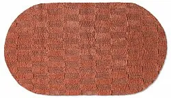 Oval bath mat - Bevin (Terracotta)