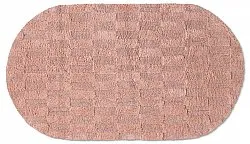 Oval bath mat - Bevin (pink)