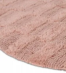 Oval bath mat - Bevin (pink)