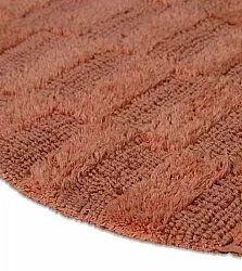 Round bath mat - Bevin (Terracotta)